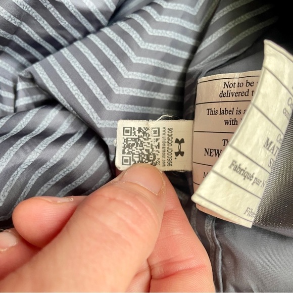 Under Armour UA Cold Gear Jacket Maroon Burgundy Youth Large - Picture 8 of 8